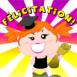 "F�licitation!" dipl�m�e avec le fond qui s'anime