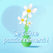 Bouquet de fleurs "Je t'aime passionn�ment!"